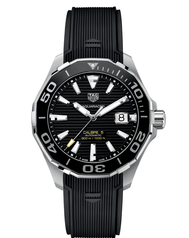 Tag Heuer Aquaracer Black Dial Watch for Men - WAY201A.FT6142 Buy Now By Tag Heuer