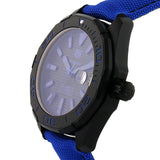 Tag Heuer Aquaracer Calibre 5 Automatic Titanium Blue Dial Blue Nylon Strap Watch for Gents - WAY208B.FC6382 Buy Now By Tag Heuer