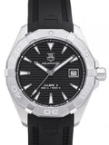 Tag Heuer Aquaracer Automatic Caliber 5 Black Dial Black Rubber Strap Watch for Men - WAY2110.FT8021 Buy Now By Tag Heuer