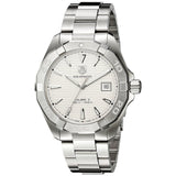Tag Heuer Aquaracer Automatic White Dial Silver Steel Strap Watch for Men - WAY2111.BA0928 Buy Now By Tag Heuer