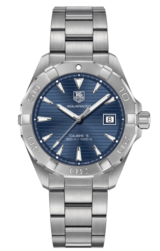 Tag Heuer Aquaracer Automatic Blue Dial Silver Steel Strap Watch for Men - WAY2112.BA0928 Buy Now By Tag Heuer