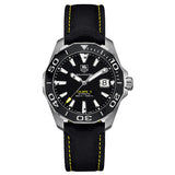 Tag Heuer Aquaracer Calibre 5 Automatic Black Dial Black Nylon Strap Watch for Men - WAY211A.FC6362 Buy Now By Tag Heuer