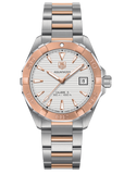 Tag Heuer Aquaracer Quartz White Dial Silver Strap Watch for Men - WAY1150.BD0911 Buy Now By Tag Heuer