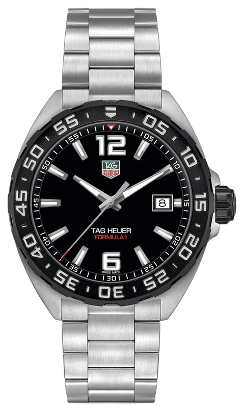 Tag Heuer Formula 1 Quartz Black Dial Silver Steel Strap Watch for Men - WAZ1110.BA0875 Buy Now By Tag Heuer
