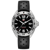Tag Heuer Formula 1 Quartz Black Dial Black Rubber Strap Watch for Men - WAZ1112.FT8023 Buy Now By Tag Heuer
