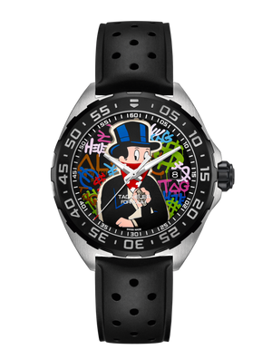 Tag Heuer Formula 1 Alec Monopoly Special Edition Black Rubber Strap Watch for Men - WAZ1117.FT8023 Buy Now By Tag Heuer