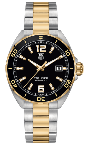 Tag Heuer Formula 1 Quartz Black Dial Two Tone Steel Strap Watch for Men - WAZ1121.BB0879 Buy Now By Tag Heuer