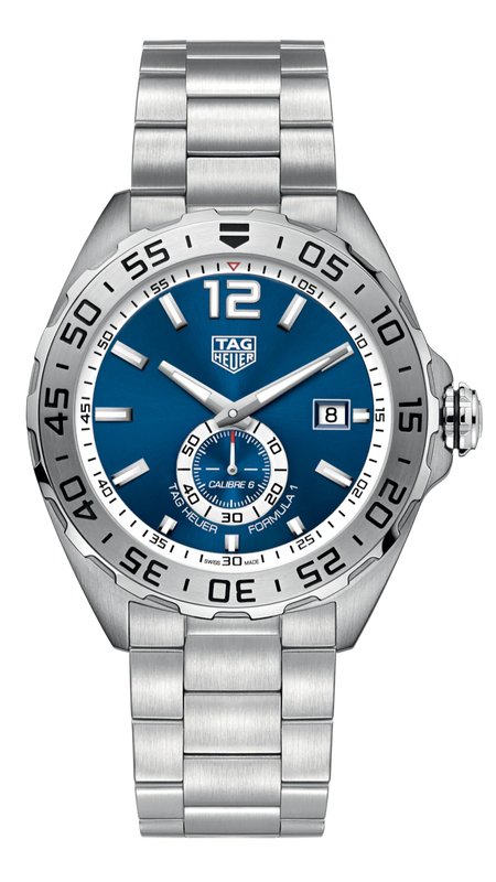 Tag Heuer Formula 1 Calibre 6 Automatic Blue Dial Silver Steel Strap Watch for Men - WAZ2014.BA0842 Buy Now By Tag Heuer