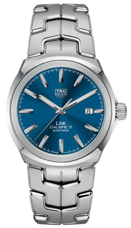 Tag Heuer Link Automatic Blue Dial Silver Steel Strap Watch for Men - WBC2112.BA0603 Buy Now By Tag Heuer