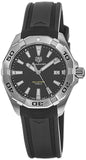 Tag Heuer Aquaracer Quartz Black Dial Black Rubber Strap Watch for Men - WBD1110.FT8021 Buy Now By Tag Heuer