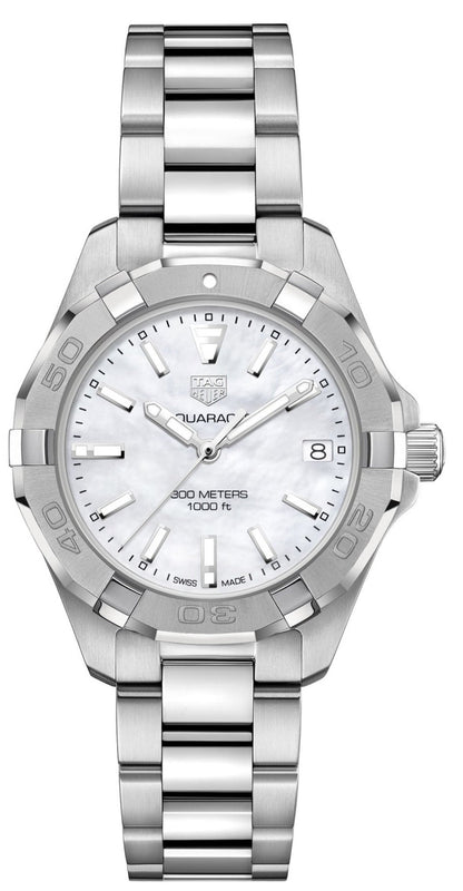 Tag Heuer Aquaracer White Mother of Pearl Dial Watch for Women - WBD1311.BA0740 Buy Now By Tag Heuer