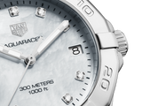 Tag Heuer Aquaracer Diamonds White Mother of Pearl Dial Silver Steel Strap Watch for Women - WBD1314.BA0740 Buy Now By Tag Heuer