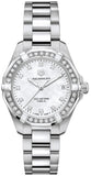 Tag Heuer Aquaracer Diamonds White Mother of Pearl Dial Silver Steel Strap Watch for Women - WBD1315.BA0740 Buy Now By Tag Heuer