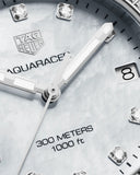 Tag Heuer Aquaracer Diamonds White Mother of Pearl Dial Silver Steel Strap Watch for Women - WBD1315.BA0740 Buy Now By Tag Heuer