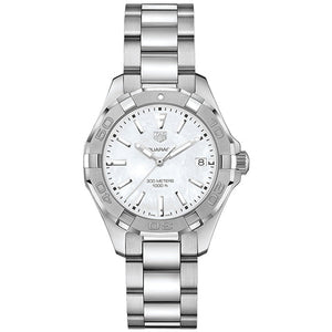 Tag Heuer Aquaracer Mother of Pearl Dial Silver Steel Strap Watch for Women - WBD131A.BA0748 Buy Now By Tag Heuer