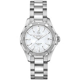 Tag Heuer Aquaracer Mother of Pearl Dial Silver Steel Strap Watch for Women - WBD131A.BA0748 Buy Now By Tag Heuer