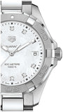 Tag Heuer Aquaracer Diamonds Mother of Pearl Dial Silver Steel Strap Watch for Women - WBD131B.BA0748 Buy Now By Tag Heuer