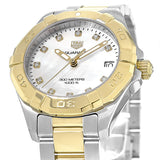 Tag Heuer Aquaracer White Mother of Pearl Dial Two Tone Steel Strap Watch for Women - WBD1322.BB0320 Buy Now By Tag Heuer