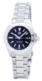 Tag Heuer Aquaracer Quartz Black Dial Silver Steel Strap Watch for Women - WBD1410.BA0741 Buy Now By Tag Heuer