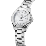 Tag Heuer Aquaracer Diamonds Mother of Pearl Dial Silver Steel Strap Watch for Women - WBD1414.BA0741 Buy Now By Tag Heuer