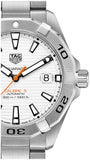 Tag Heuer Aquaracer Automatic White Dial Silver Steel Strap Watch for Men - WBD2111.BA0928 Buy Now By Tag Heuer