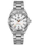 Tag Heuer Aquaracer Automatic White Dial Silver Steel Strap Watch for Men - WBD2111.BA0928 Buy Now By Tag Heuer