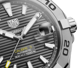 Tag Heuer Aquaracer Calibre 5 Grey Dial Silver Steel Strap Watch for Men - WBD2113.BA0928 Buy Now By Tag Heuer