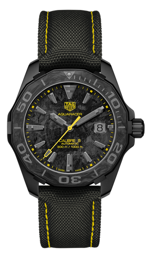 Tag Heuer Aquaracer Carbon Dial Watch for Men - WBD218B.FC6446 Buy Now By Tag Heuer