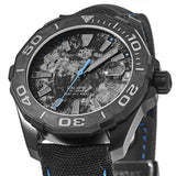 Tag Heuer Aquaracer Calibre 5 Black Nylon Strap Carbon Dial Watch for Men - WBD218C.FC6447 Buy Now By Tag Heuer