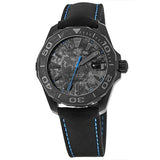 Tag Heuer Aquaracer Calibre 5 Black Nylon Strap Carbon Dial Watch for Men - WBD218C.FC6447 Buy Now By Tag Heuer