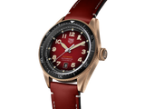 Tag Heuer Autavia Calibre 5 Chinese New Year Maroon Dial Maroon Leather Strap Watch for Men - WBE5193.FC8300 Buy Now By Tag Heuer