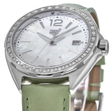 Tag Heuer Formula 1 Quartz Diamonds Mother of Pearl Dial Green Leather Strap Watch for Women - WBJ131A.FC8249 Buy Now By Tag Heuer