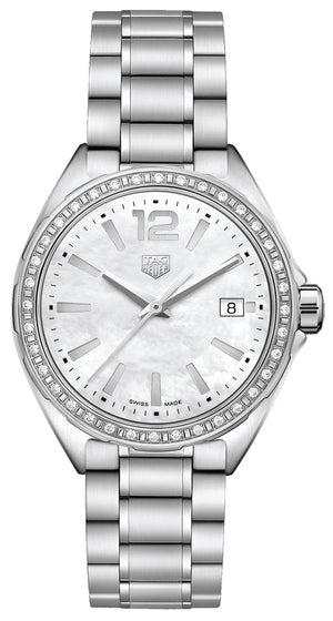 Tag Heuer Formula 1 Quartz Diamonds Mother of Pearl Dial Silver Steel Strap Watch for Women - WBJ131A.BA0666 Buy Now By Tag Heuer