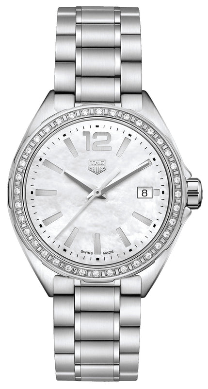 Tag Heuer Formula 1 Quartz Diamonds Mother of Pearl Dial Silver Steel Strap Watch for Women - WBJ131A.BA0666 Buy Now By Tag Heuer