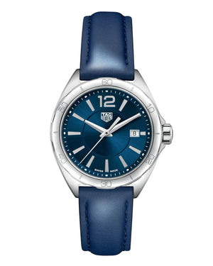 Tag Heuer Formula 1 Quartz Blue Dial Blue Leather Strap Watch for Women - WBJ1412.FC8233 Buy Now By Tag Heuer