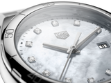 Tag Heuer Formula 1 Diamonds Mother Of Pearl White Dial Silver Steel Strap Watch for Women - WBJ1419.BA0664 Buy Now By Tag Heuer