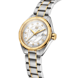 Tag Heuer Formula 1 Diamonds Mother of Pearl White Dial Two Tone Steel Strap Watch for Women - WBJ1421.BB0648 Buy Now By Tag Heuer