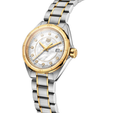 Tag Heuer Formula 1 Diamonds Mother of Pearl White Dial Two Tone Steel Strap Watch for Women - WBJ1421.BB0648 Buy Now By Tag Heuer