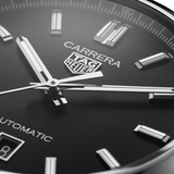 Tag Heuer Carrera Date Black Dial Silver Steel Strap Watch for Men - WBN2110.BA0639 Buy Now By Tag Heuer