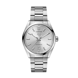 Tag Heuer Carrera Date Silver Dial Silver Steel Strap Watch for Women - WBN2111.BA0639 Buy Now By Tag Heuer