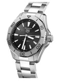 Tag Heuer Aquaracer Automatic Black Dial Silver Steel Strap Watch for Men - WAY2010.BA0927 Buy Now By Tag Heuer