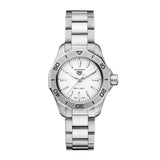 Tag Heuer Aquaracer Professional 200 Quartz White Dial Silver Steel Strap Watch for Women - WBP1411.BA0622 Buy Now By Tag Heuer