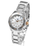 Tag Heuer Aquaracer Professional 200 Quartz Diamonds White Dial Silver Steel Strap Watch for Women - WBP1450.BA0622 Buy Now By Tag Heuer