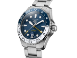 Tag Heuer Aquaracer Professional 300 GMT Automatic Blue Dial Silver Steel Strap Watch for Men - WBP2010.BA0632 Buy Now By Tag Heuer