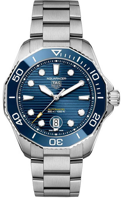 Tag Heuer Aquaracer Professional 300 Automatic Blue Dial Silver Steel Strap Watch for Men - WBP201B.BA0632 Buy Now By Tag Heuer