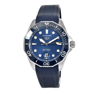 Tag Heuer Aquaracer Professional 300 Automatic Blue Dial Blue Rubber Strap Watch for Men - WBP201B.FT6198 Buy Now By Tag Heuer