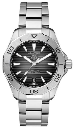 Tag Heuer Aquaracer Professional 200 Automatic Black Dial Silver Steel Strap Watch for Men - WBP2110.BA0627 Buy Now By Tag Heuer