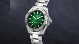 Tag Heuer Aquaracer Professional 200 Automatic Green Dial Silver Steel Strap Watch for Men - WBP2115.BA0627 Buy Now By Tag Heuer