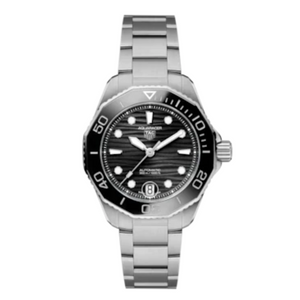 Tag Heuer Aquaracer Professional 300 Automatic Black Dial Silver Steel Strap Watch for Women - WBP231D.BA0626 Buy Now By Tag Heuer