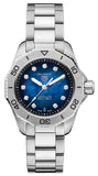 Tag Heuer Aquaracer Professional 200 Automatic Diamond Blue Dial Silver Steel Strap Watch for Women - WBP2411.BA0622 Buy Now By Tag Heuer